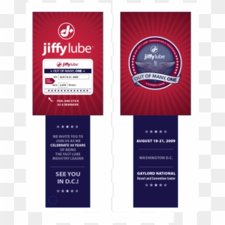 Jiffy Lube Conference Logo And Booklet Clipart