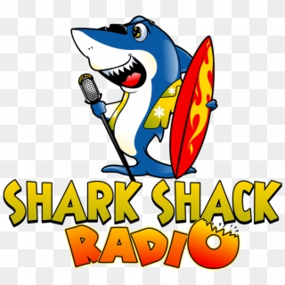 Shark Shack Radio Logo - Cartoon Clipart