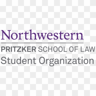 Two Color For Print Student Org Logo - Northwestern University Law School Logo Clipart