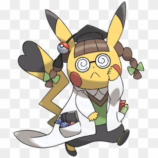 Pokemon Pikachu Phd Is A Fictional Character Of Humans - ポケモン 図鑑 ドクター ピカチュウ Clipart
