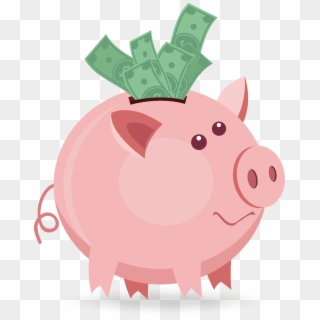 Piggy Bank Money Clipart - Png Download