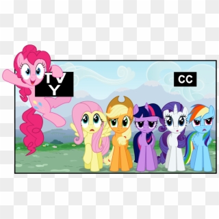 My Little Poni, Pony - Pinkie Pie Fourth Wall Clipart