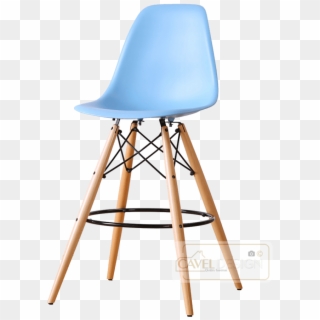 Dsw Barstool Baby Blue - Blue Bar Stools With Back Clipart