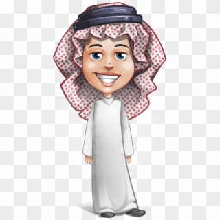 Ayman The Lucky One - Arabic Boy Cartoon Png Clipart