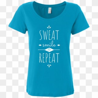 Fitness Shirt T-shirt Template - Ladies T Shirt Design Clipart