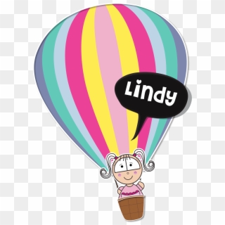 Lindy And Her Friends Go Around The World Sharing A - Hot Air Balloon Clipart