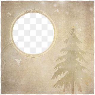 Christmas Frame For Blog - Circle Clipart