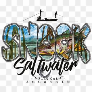Snook Saltwater Assassin - Graphic Design Clipart