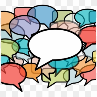Bigstock Talk In Colors Speech Bubbles 8163794 - Speech And Debate Clipart - Png Download