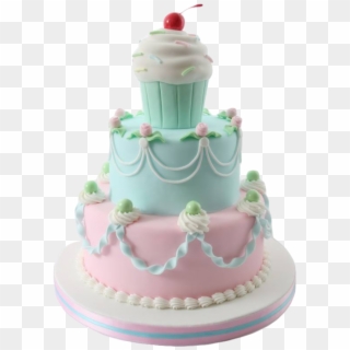 Cupcake Png - Beautiful Cake For Girl Clipart