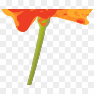 Orange Flower Clipart Mexican Flower - Orange Flower Clipart - Png Download