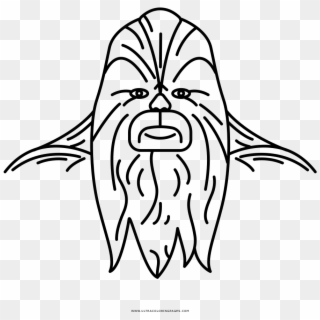 Chewbacca Coloring Page - Sketch Clipart