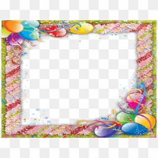 1st Birthday Wishes For Baby Boy Happy Birthday Frames - Birthday Photo Frame Png Clipart