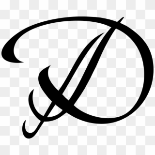 Letter D Dr Odd Logo Png - Calligraphy D Png Clipart