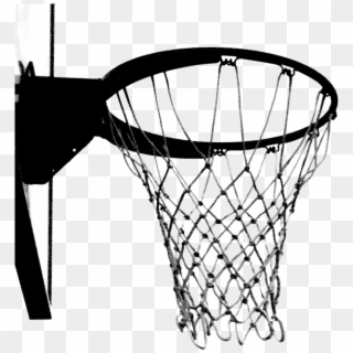 Banner Basket Ball Hoop Clip Art The Cliparts - Transparent Basketball Hoop Clipart - Png Download