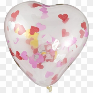 Confetti Balloon Shiny Sprinkles Transparent Png Aesthetic - Red Transparent Png Aesthetic Clipart