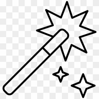Open - Magic Wand Drawing Easy Clipart