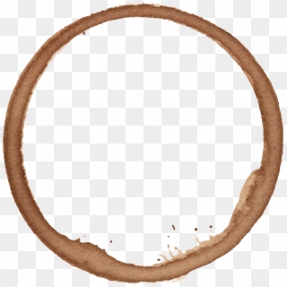 Transparent Coffee Stain Ring - Coffee Stain Ring Png Clipart