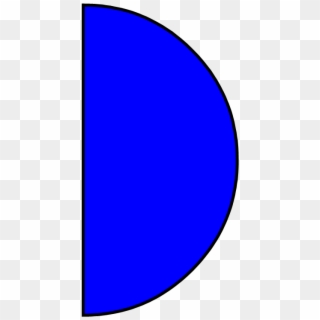 Circle - Half - 2d Shape Semi Circle Clipart