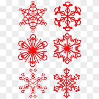 Spring Festival Snowflakes Window Stickers Festive - Cross Clipart