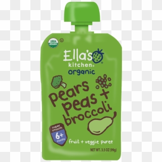Pear Peas Broccoli - Ella's Kitchen Clipart