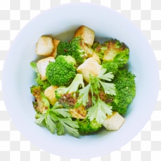 Combine Tofu And Broccoli Clipart