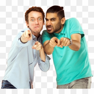 Persontwo Men Making Funny Faces - Father Clipart