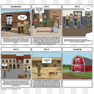 Holocaust Story Board - Dramatic Irony In The Scarlet Letter Clipart