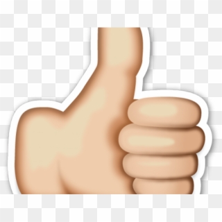 Hand Emoji Clipart Thumbs Up - Emoji Like Png Transparent Png