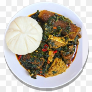 A Celebration For Them Is Not Complete Without This - Afang Soup And Fufu Clipart