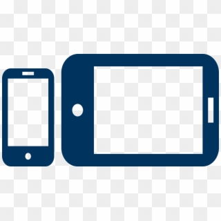 Mobile, Phone, Touch Screen Icon - Dark Blue Mobile Icon Clipart