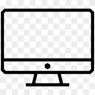 Screen Monitor Imac Computer Display Desktop Pc Comments - Computer Icon Vector Png Clipart