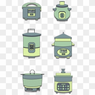 Cartoon Cute Simple Rice Cooker Png And Psd - Illustration Clipart