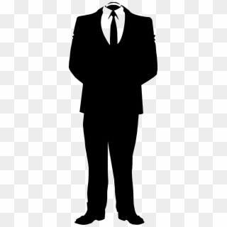 Anonymous Clipart Male - Suit Clipart - Png Download