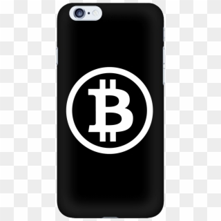 Bitcoin Iphone 6 Case White And Black - Iphone Clipart