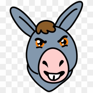 2000 X 2358 8 - Donkey Cartoon Face Png Clipart