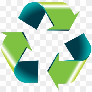 Green, Blue, Recycle Png Clip Art - Recycle Logo Png Transparent Png