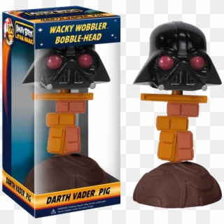 Darth Vader Piggy Wacky Wobbler - Angry Birds Darth Vader Toy Clipart