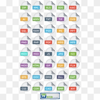 Free Psd And Png File Extensions Icons Pack - Free Psd Clipart