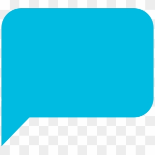 Review-icon1b - Message Bubble Png Blue Clipart