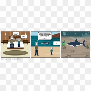 Emre Bull Shark - Cartoon Clipart