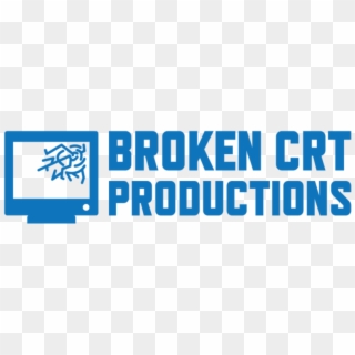 Broken Crt Logo Blue Clipart