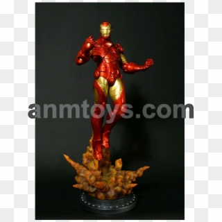 Iron Man Flying - Iron Man Statue Clipart