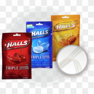 Halls Cough Drops Product Image - Halls Clipart