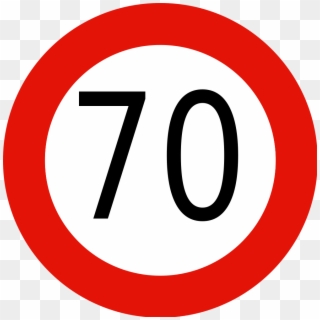 70 Png - 10 Speed Limit Sign Clipart