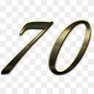 70 Number Clipart Png - Emblem Transparent Png