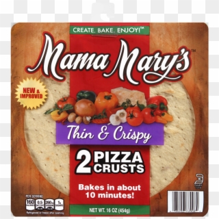 On Specially Marked Packages Of Mama Mary's® Pizza - Mama Mary's Pizza Crust Clipart