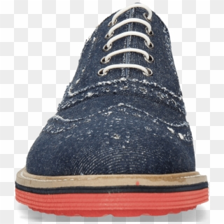 Oxford Shoes Trevor 1 Denim Dark Blue - Suede Clipart