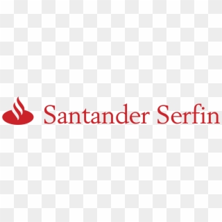 Santander Serfin Logo Png Transparent - Calligraphy Clipart