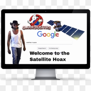 Flat Earth Welcome To The Satellite Hoax Globebusters - Online Advertising Clipart